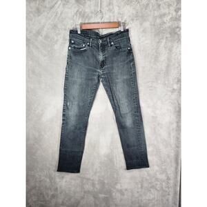 Levi's 511 Men's Jeans 32X32 Gray Black Label Blemish Shown